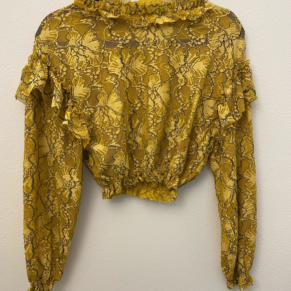 Zara Lace Long Sleeve Blouse - Picture 3 of 4